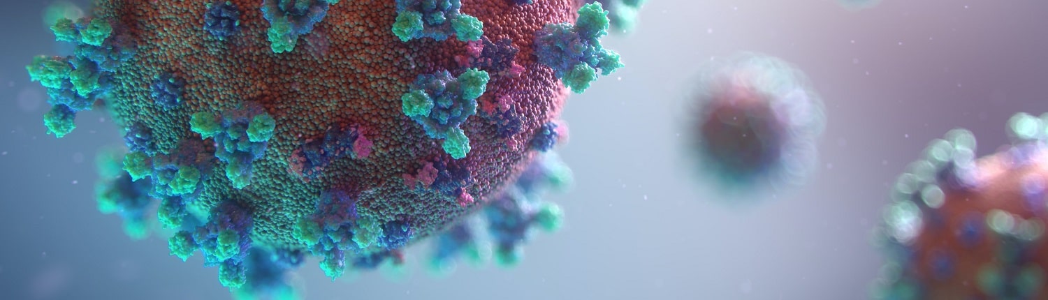 Visualisation of COVID-19 virus